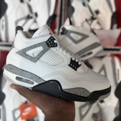 Air Jordan 4 Retro White Cement