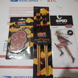 Naruto Shippuden Bamboo Chopsticks And Air freshener Buy Or Trade 