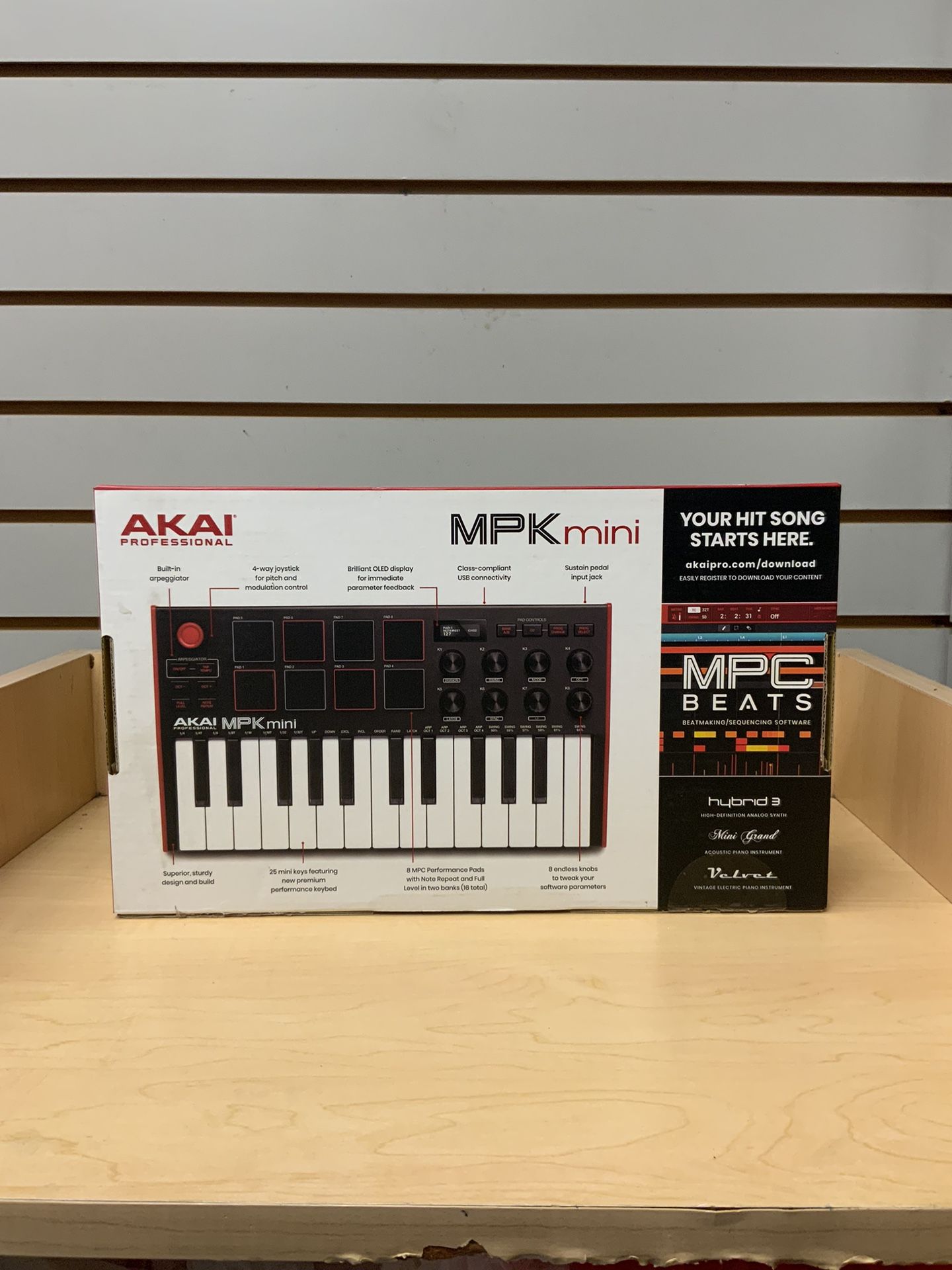Akai Professional MPK Mini Play MK3 Standalone Mini Keyboard