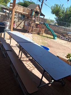 Mesa plegable para 12 personas