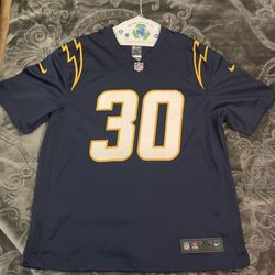 Los Angeles Chargers Austin Ekeler Nike Navy Game Jersey (Size XL)