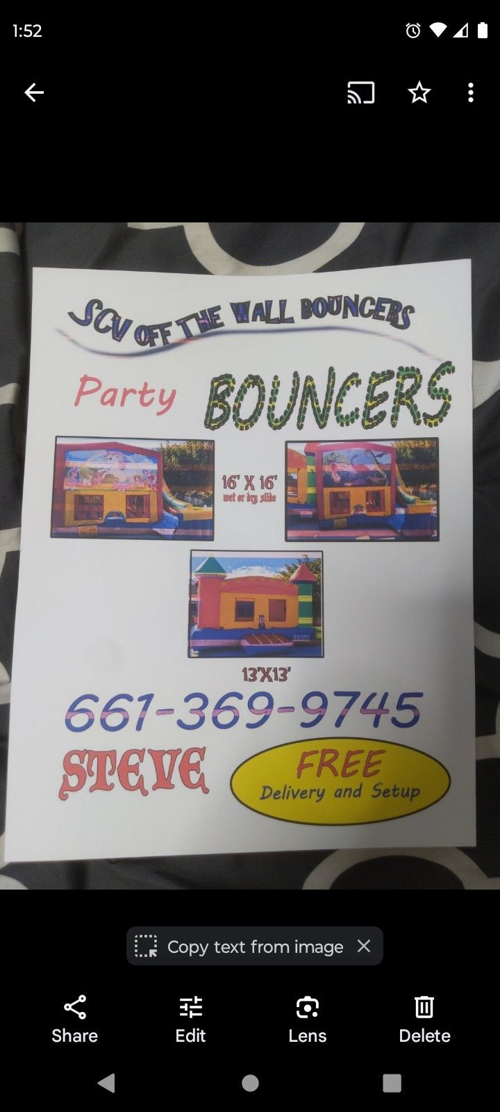 Here's The Info To Get A Hold Of Me
