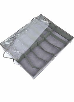 Foldable Shoe Bag for College Travel or Storage Under Bed Organizer