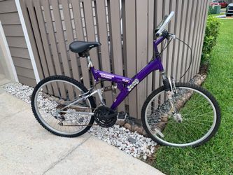PURPLE JEEP MOUNTAIN BIKE
