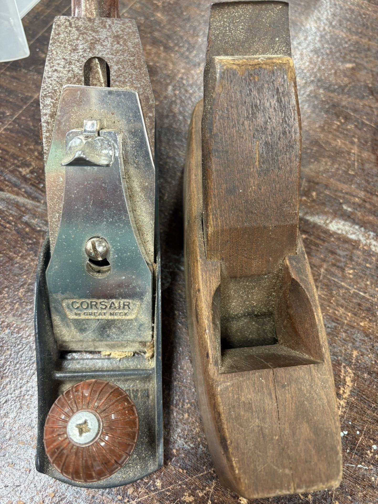 Antique Wood Planers - Double Deal! CORSAIR