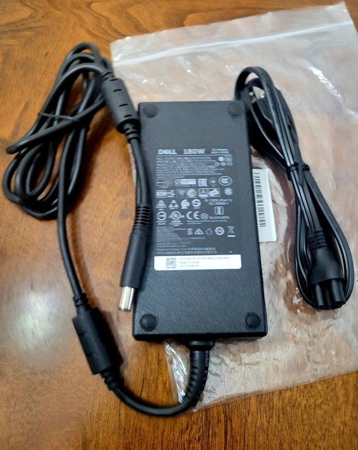 Genuine Dell 19.5v  180w (9.23A) Power Adapter Charger.  Brand New. 