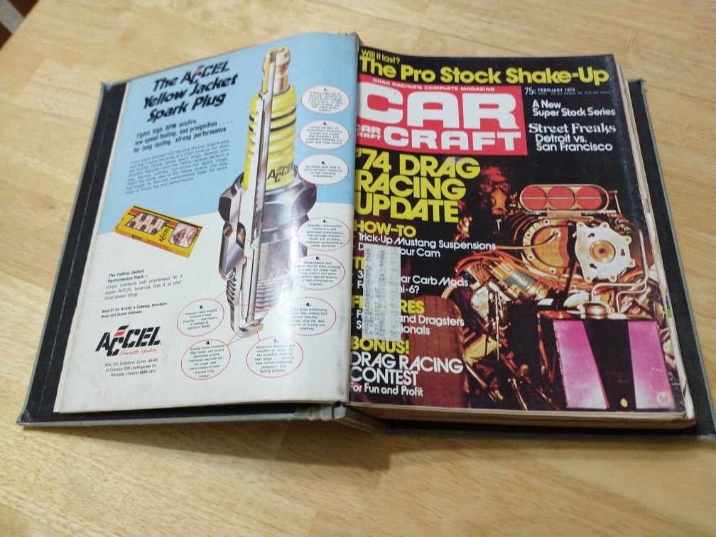 Vintage 1974 Car Craft Magazines