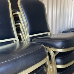 Black & Gold Banquet Chairs 