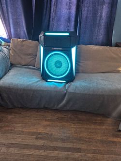 MONSTER ALL IN ME PA SPEAKER Z6 650 WATTS WIRELES MIC TRIPOD STAND RGB LED LIGHTS (APP CONTROL)