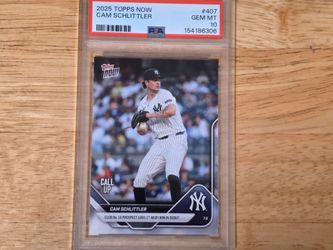 2025 Topps Now Cam Schlittler #407 PSA 10 Yankees Phenom