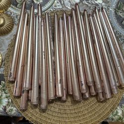 Rose Gold Candlesticks