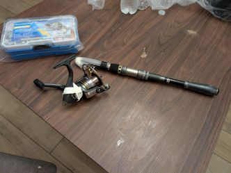 Plusinno Fishing rod, reel and lures