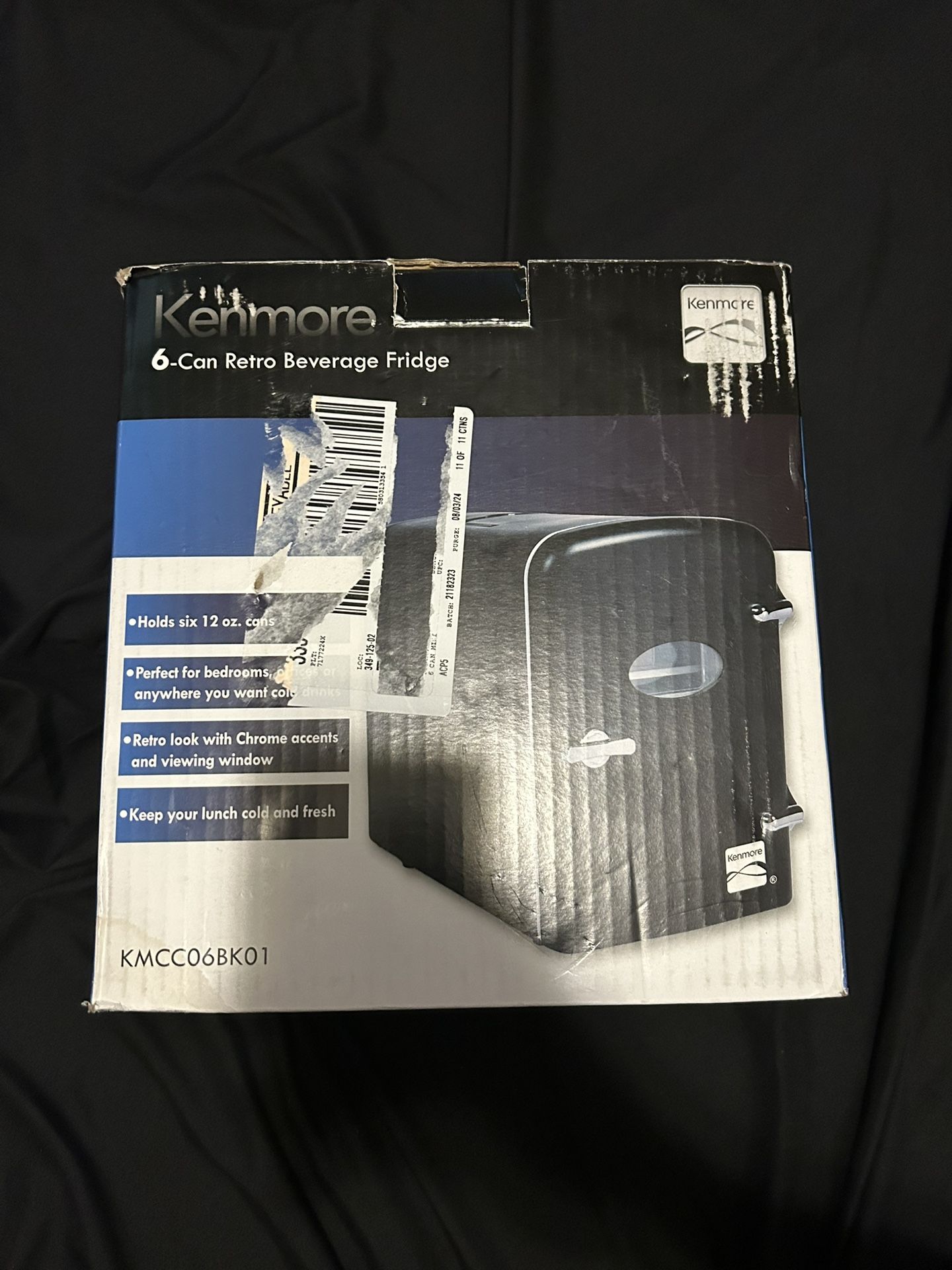 Kenmore 6 Can Mini Fridge