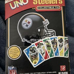 Steelers Uno Game In Collectible Tin