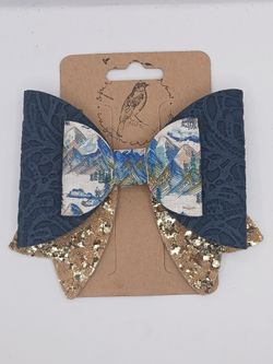 Sailor Hairbows Handmade Vegan Leather Bows 
