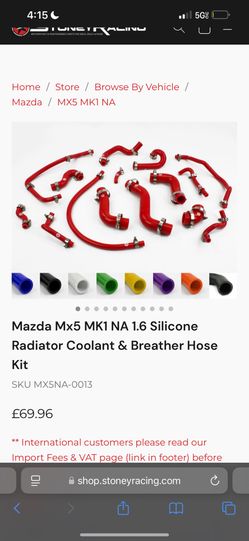 Miata Mx-5 Hose Kit Stoney Racing Full Kit