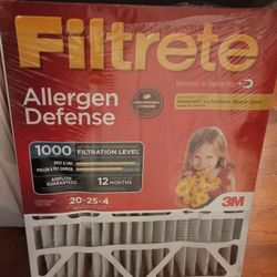 One 4" Merv 11 Air Filter 20x25x4 A/C Furnace Air Conditioner Filter 