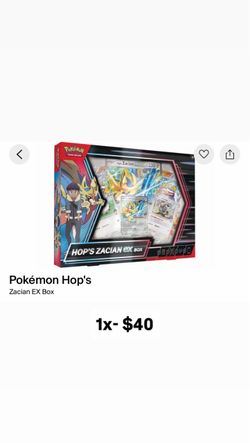 POKEMON ZACIAN EX BOX