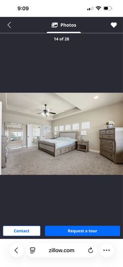 Ashley furniture, five piece bedroom set