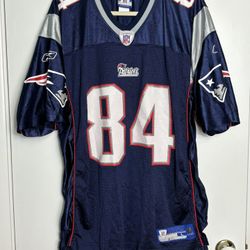 New England Patriots  Ben Watson #84 Reebok NFL Jersey Vintage Navy Blue SZ L
