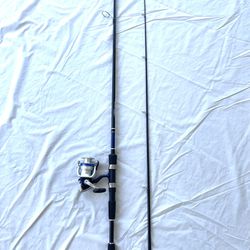 Like New Hardly Used  Daiwa (Shock 3000) Spinner, Fishing Reel & Daiwa Shock 7ft Light-medium action, fishing rod set