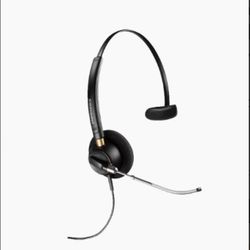 Plantronics EncorePro Monaural Over-The-Head Headset HW510V Black 89435-01