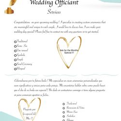 Oficiante De Boda 