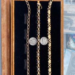 Solid Gold 14k Bracelets    Big Sale