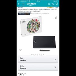 Wacom Intuos Pro Digital Graphic Drawing Tablet for Mac or PC (PTH660)