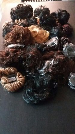 Hair scrunchies all different colors $1.50 each buy 10 or more for $1 each