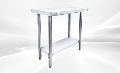 30W x 18D x 34HAll Stainless Steel Table NSF WTSS-1830-418
