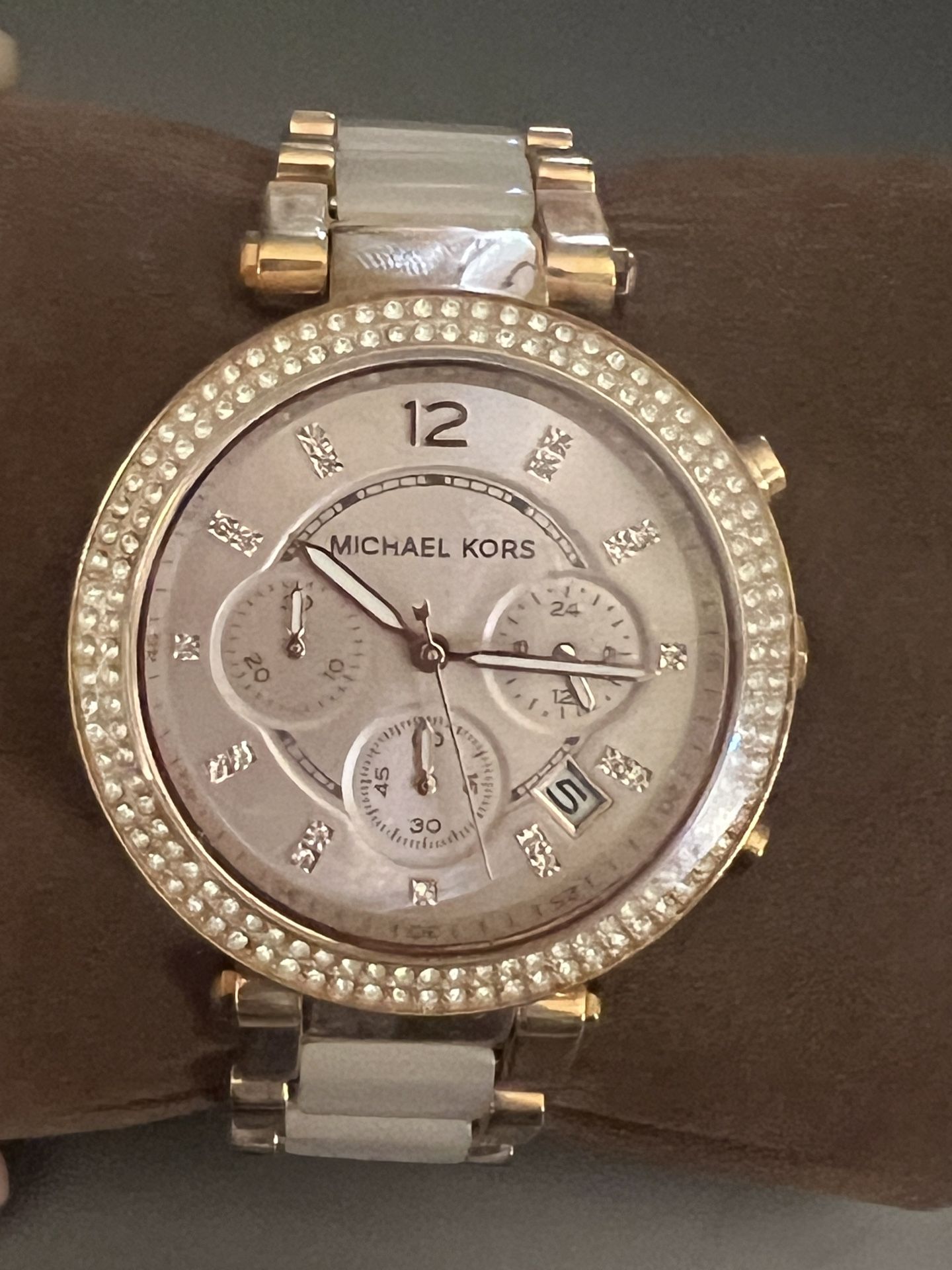 Blush Acetate & Rose Gold Tone Watch, 39mm Michael Kors Women main image 2