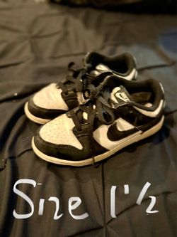 Boys Nike shoes used sizes 1 & 1 1/2