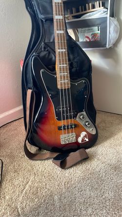 Squire (by Fender) Jaguar Bass guitar