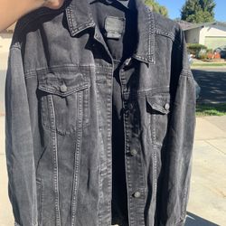Women’s American Eagle All Black Denim Jacket 