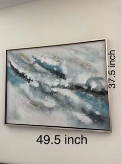 Large Abstract Canvas Wall Art 49.5x37.5