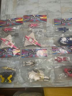 Collection of 1995 McDonald’s Mighty Morphine Power Rangers