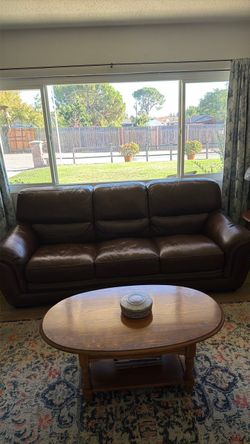 Leather Sofa