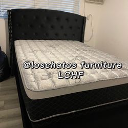 Bed Frame Queen Size With Mattress 