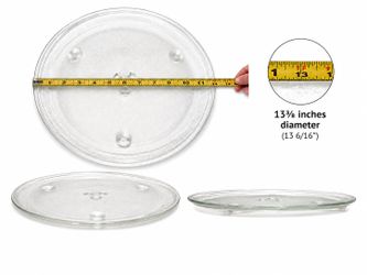 13 3/8 inch Microwave plate