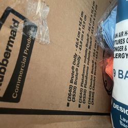 Brute Dolly And Trash Can 