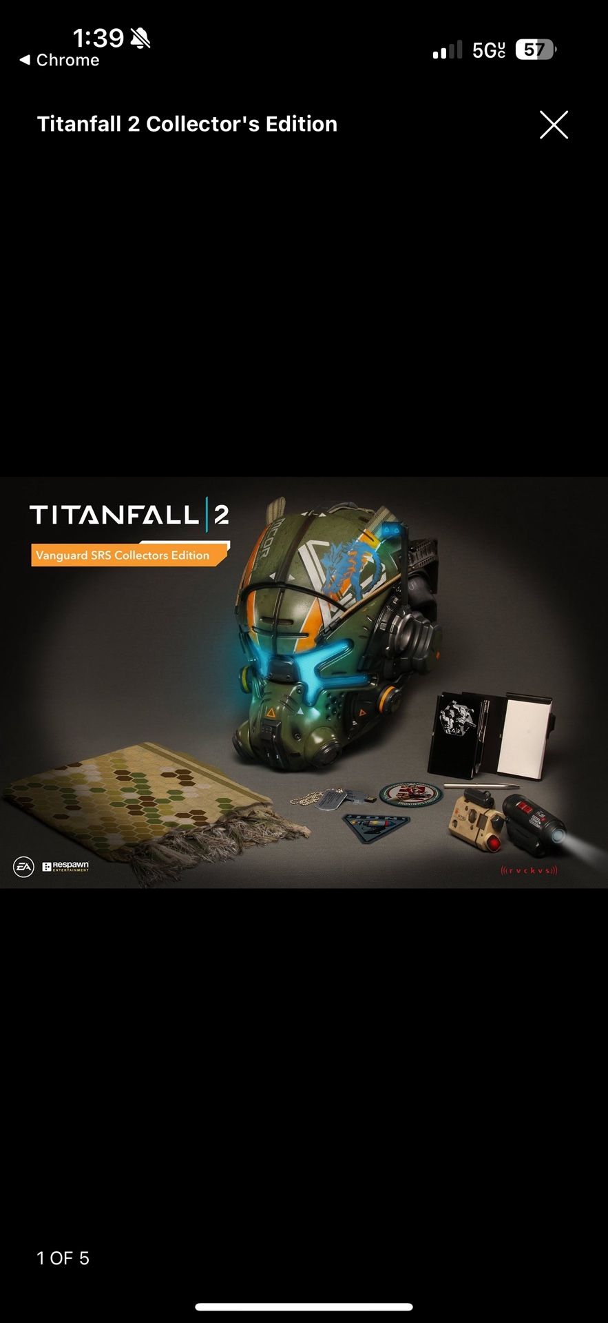 Titanfall 2 Vanguard SRS Collectors Edition With Game