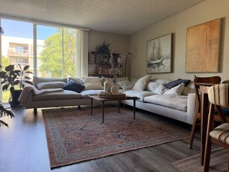 West Elm Harmony Deep L-Shaped Sectional – Frost Gray