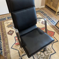 MCM Vegan Leather Desk Chair (like new!)