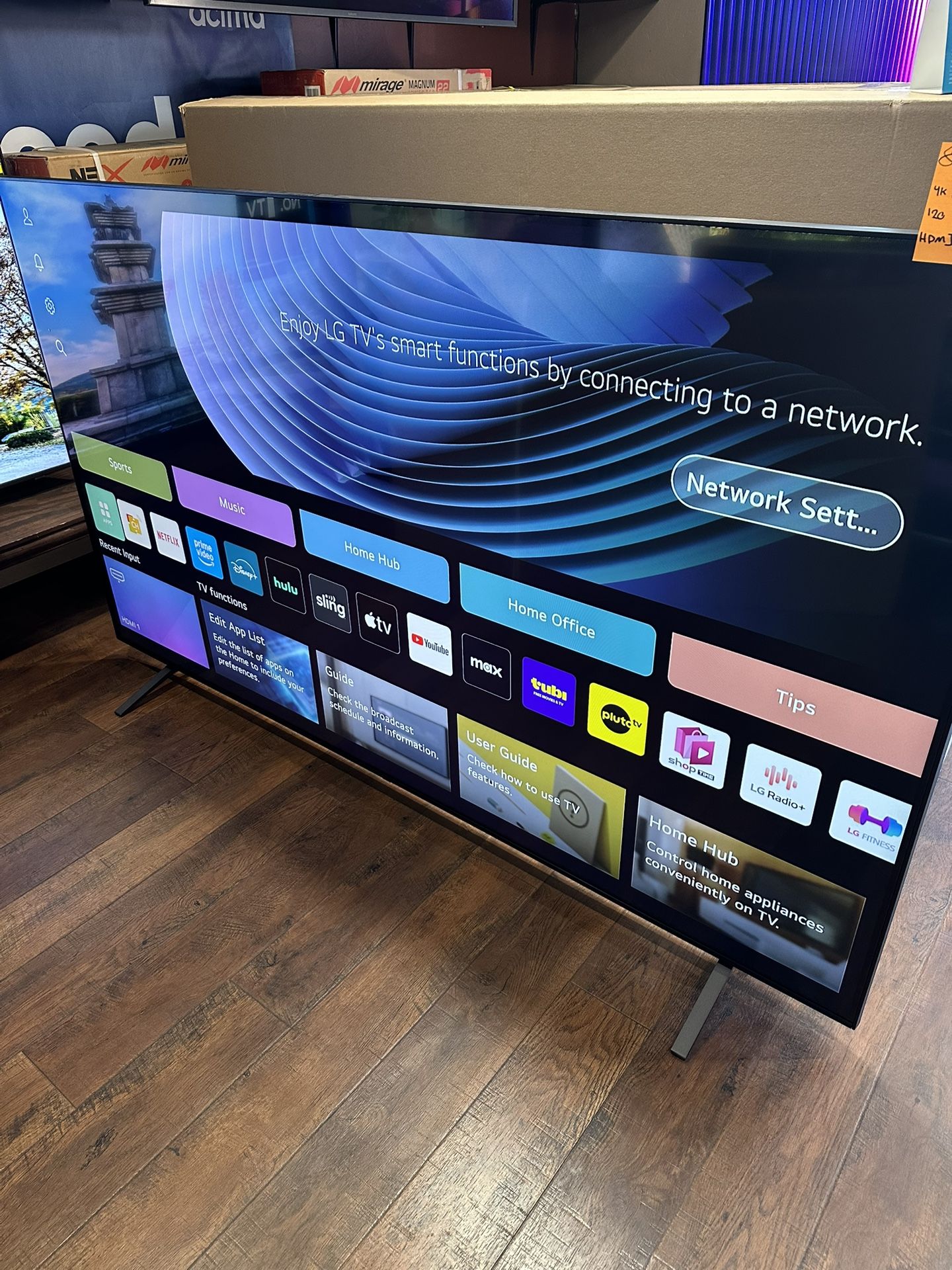 86” LG UHD 4K Smart TV 120Hz Ur8000