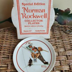 Norman Rockwell "Waiting For Dinner " Collectors Plate