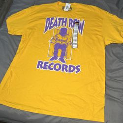 Yellow And Purple Death Row Tee 