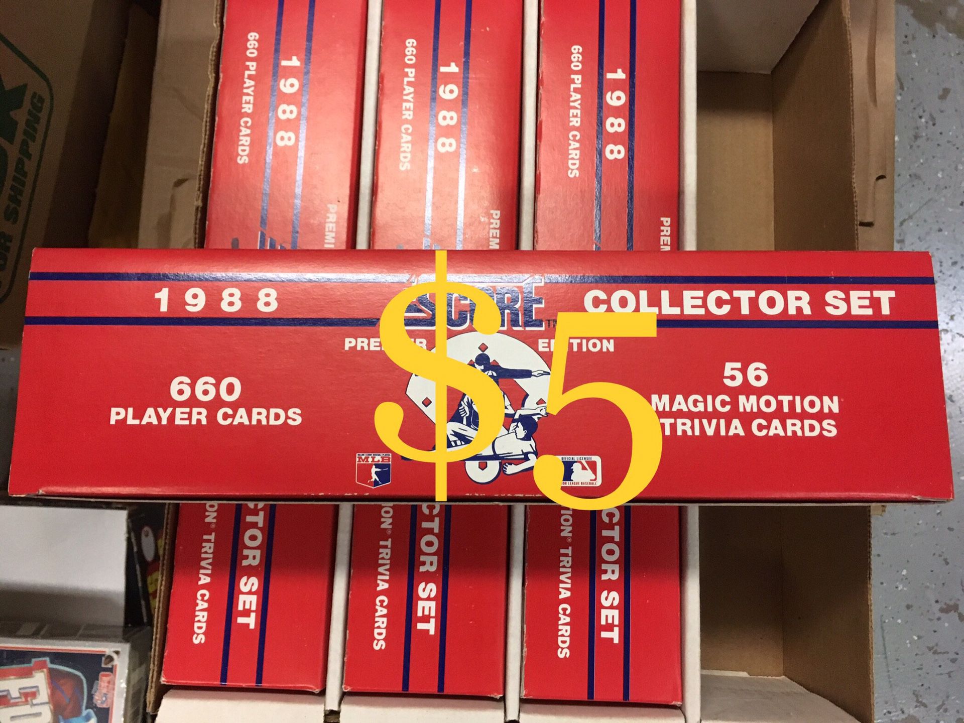 Baseball Card Set 1988 Score Factory Complete $5 each