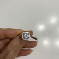 925 Sterling Silver Engagement Ring