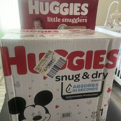 Unopened Diapers Size 1 